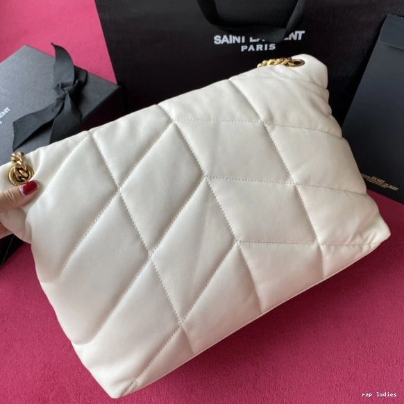 Repzbay REP LAMBSKIN YSL BAG IN MEDIUM PUFFER QUILTED 0802